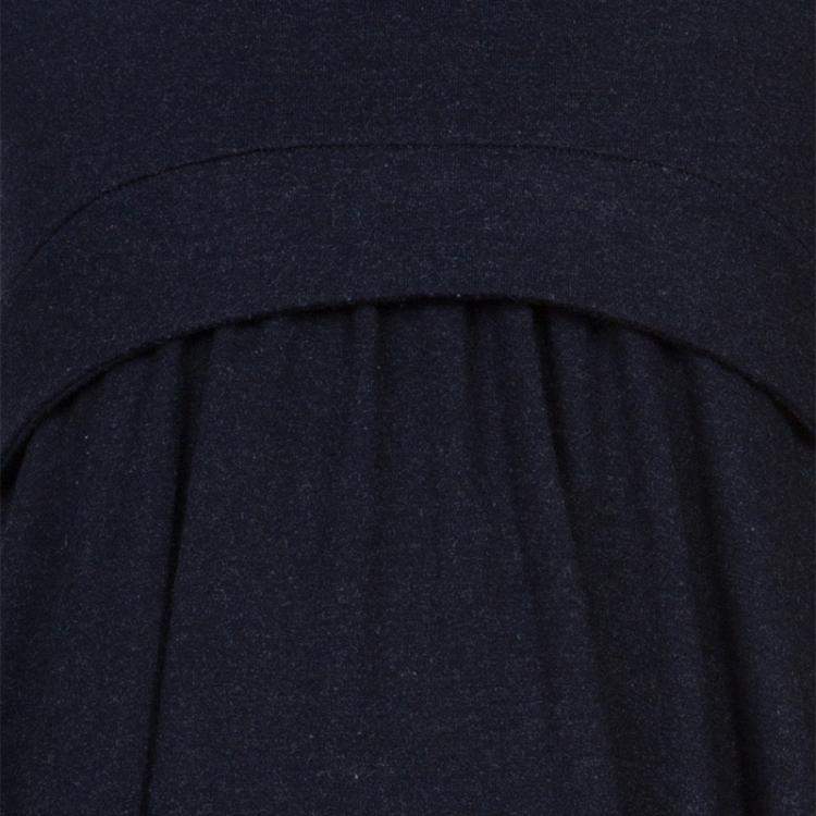 Pre Owned Armani Junior Charcoal Grey Turtleneck Long Sleeve Knit Dress 6 Yrs