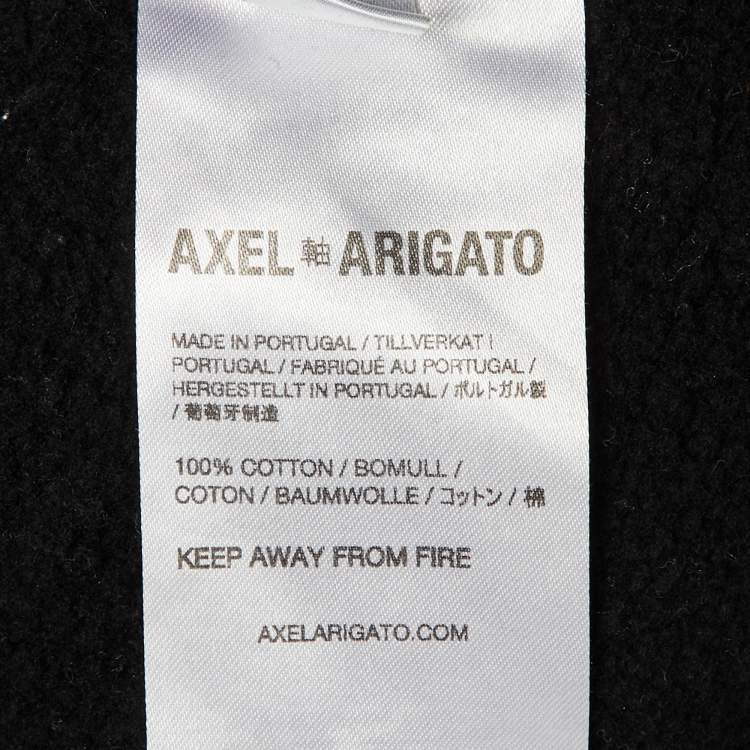 Pre Owned Axel Arigato Kids Black Bird Embroidered Cotton Hoodie Size 8-10 yrs