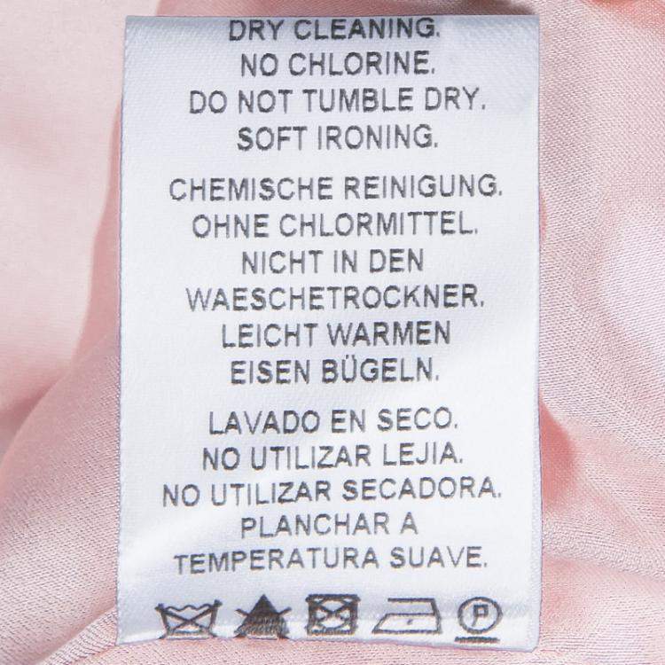 Pre Owned Baby Dior Rose Pink Silk Dress Coat 12 Yrs