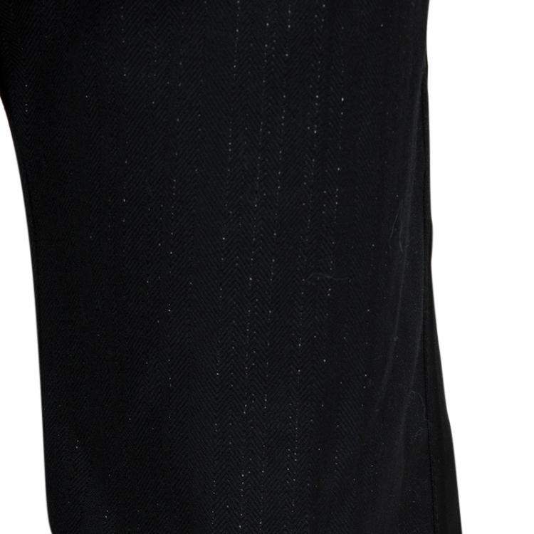 Pre Owned Baby Dior Black Sequinned Bow Detail Pants 5 Yrs