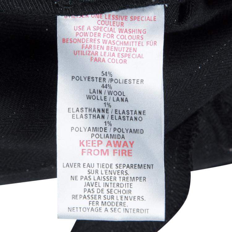 Pre Owned Baby Dior Black Sequinned Bow Detail Pants 5 Yrs