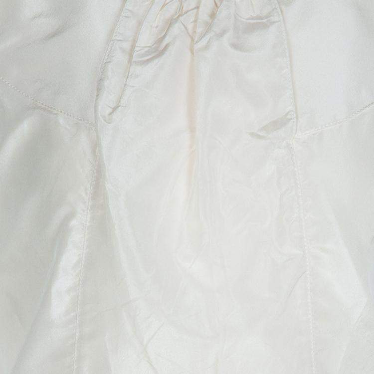 Pre Owned Baby Dior Cream Silk Pocket Detail Sleeveless Dress 10 Yrs