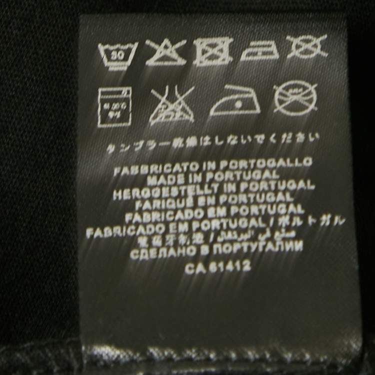 Pre Owned Balmain Kids Black Logo Sequin Cotton T-Shirt 4 Yrs