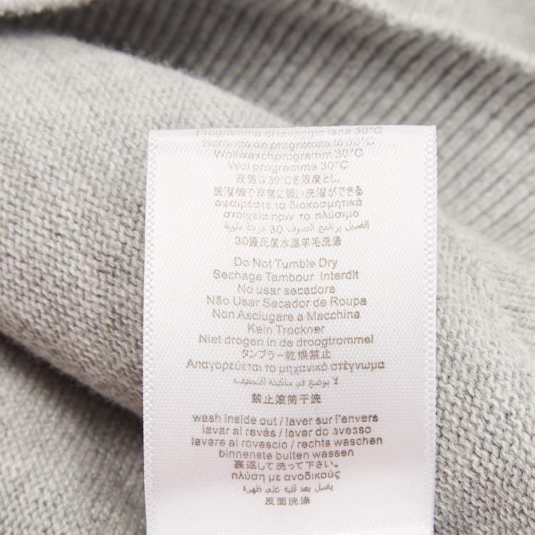 Pre Owned Boss By Hugo Boss Kids Grey Cotton Crew Neck Sweater 10 Yrs