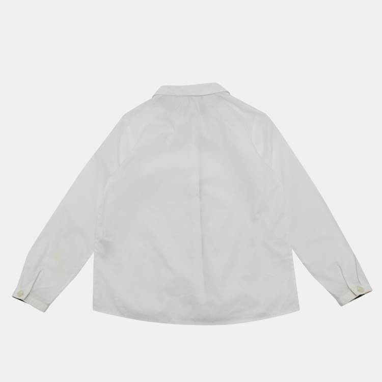 Pre Owned Burberry Children White Cotton Shirt 8 Yrs