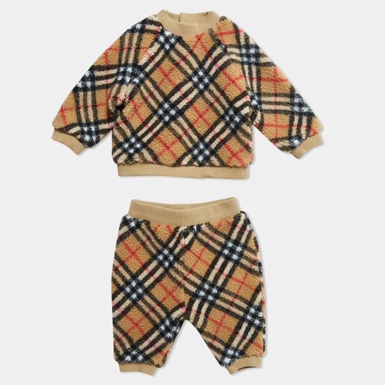 Fashion Burberry boy sweater set