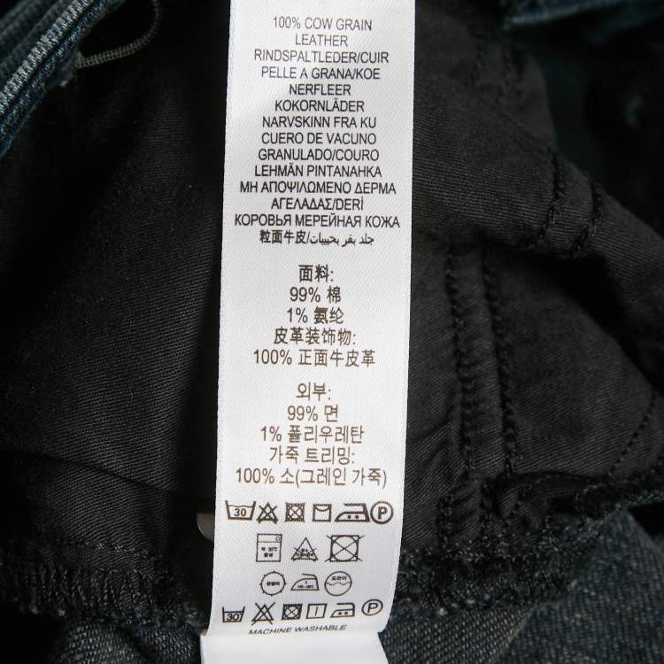 Pre Owned Burberry Children Navy Blue Denim Skinny Jeans 14 Yrs 