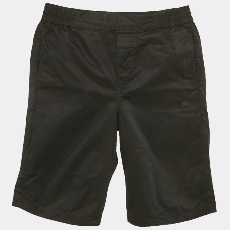 Pre Owned Burberry Kids Black Cotton Shorts 14Yrs