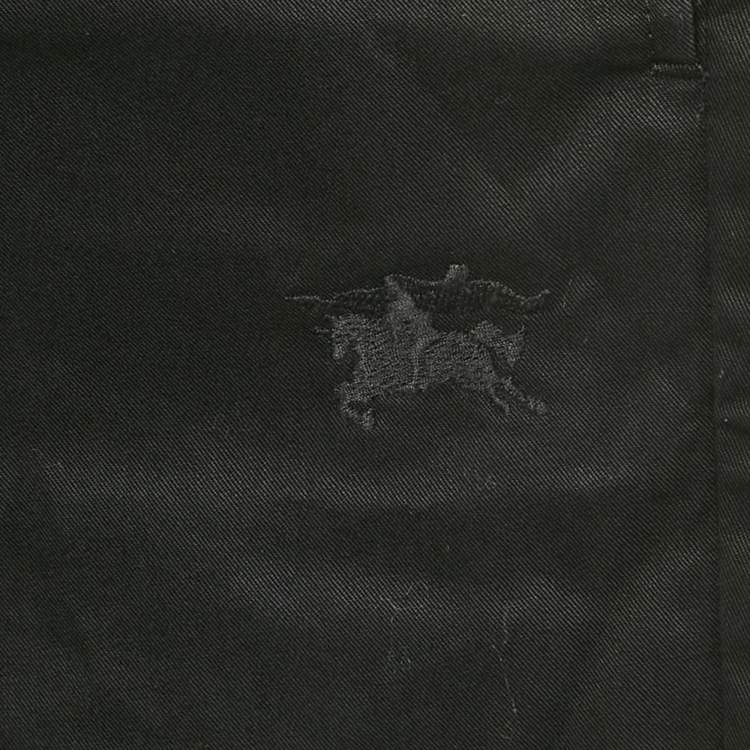 Pre Owned Burberry Kids Black Cotton Shorts 14Yrs