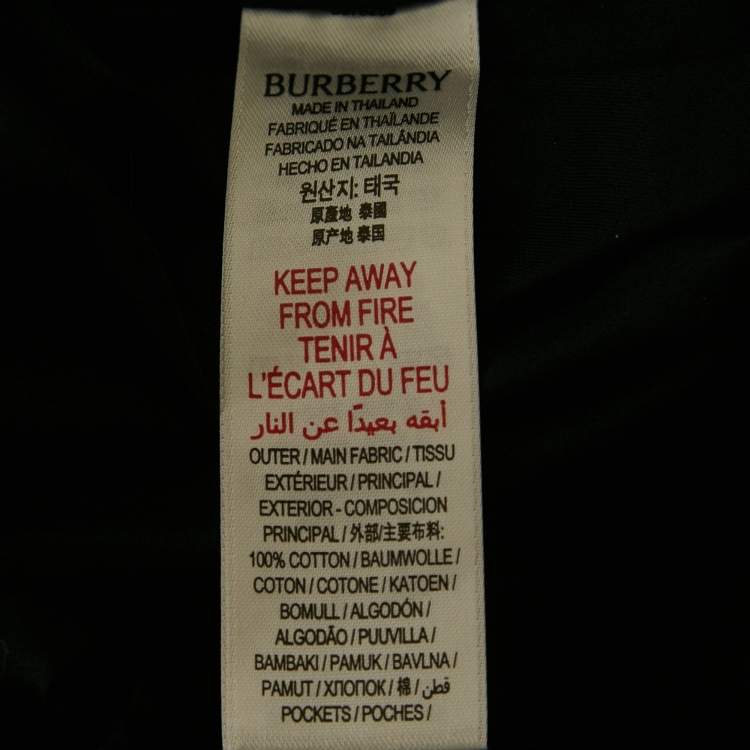 Pre Owned Burberry Kids Black Cotton Shorts 14Yrs