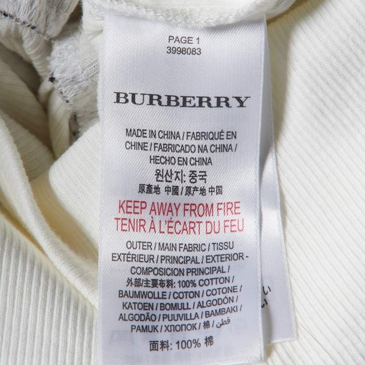 Pre Owned Burberry Children Beige Nova Check Cotton Dress 6M
