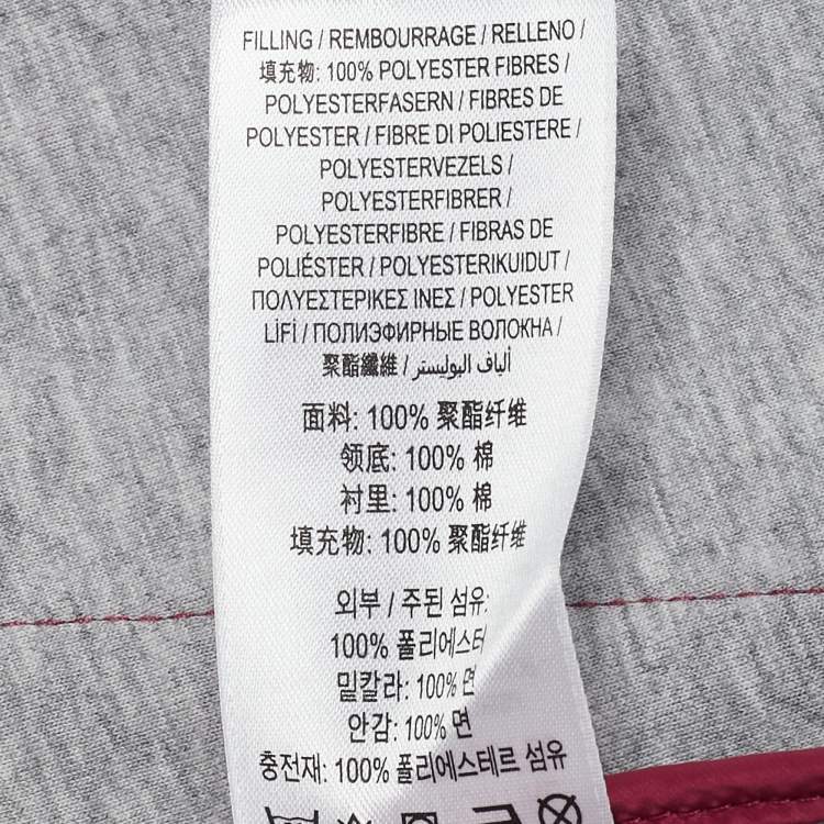 Pre Owned Burberry Children Pink Synthetic Button Front Quilted Jacket 10 Yrs