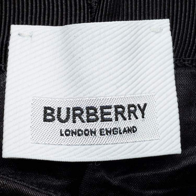 Pre Owned Burberry Kids Black Cotton Pleated Mini Skirt 4 Yrs