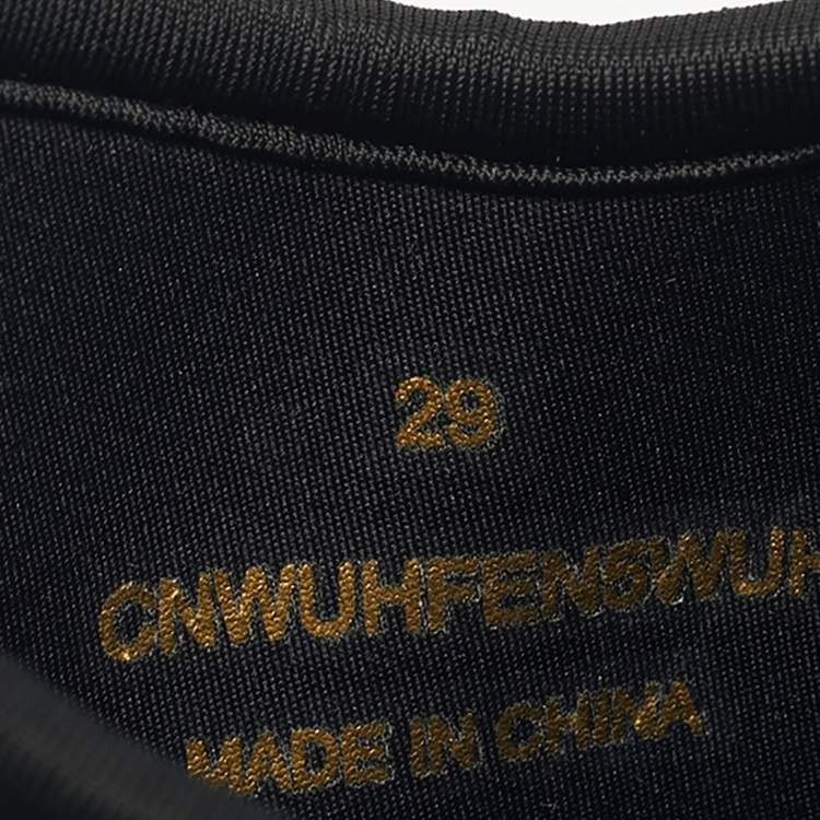 Pre Owned Burberry Olive Green Rubber and Vintage Check Neoprene Rain Boots Size 29