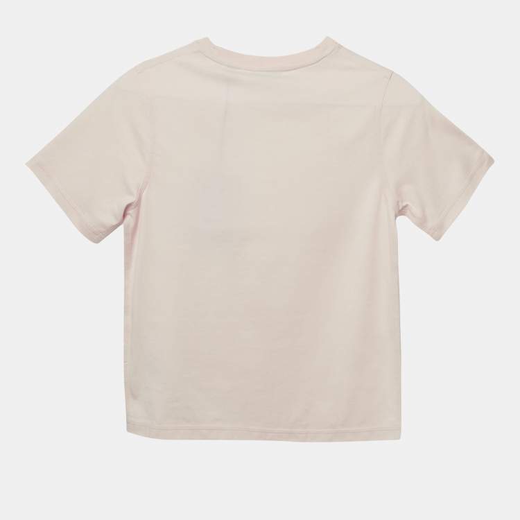 Pre Owned Burberry Kids Pink Umbrella Print Jersey T-Shirt 8Yrs