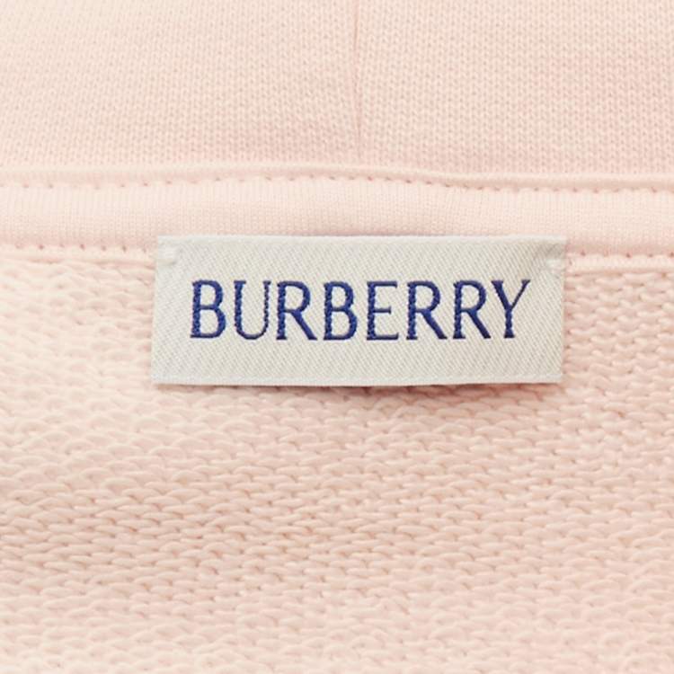 Pre Owned Burberry Kids Pink Lady Bird Cotton Hooded Jacket 8Yrs