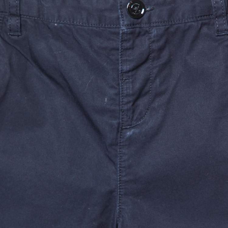 Pre Owned Burberry Children Black Cotton Pants 2 Yrs