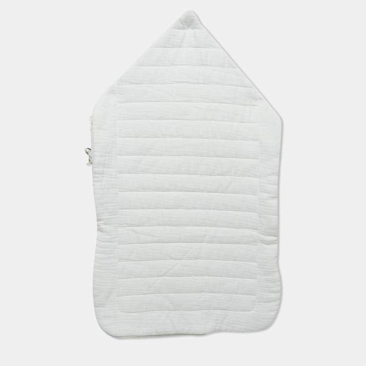 Pre Owned Burberry Children Iggy Checks Cotton Quilted Baby Nest 6-9 M