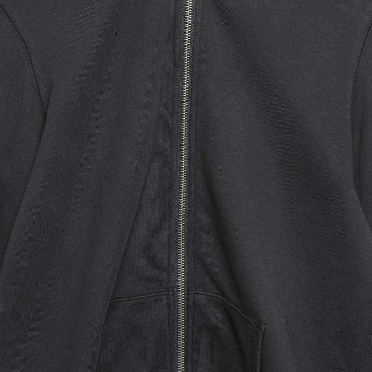 Pre Owned Burberry Children Black Cotton Zip-Up Hoodie 12 Yrs