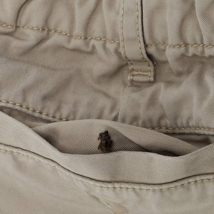 Pre Owned Burberry Blue/Beige Cotton 2 Piece Shorts and T-shirt Set 2 Yrs