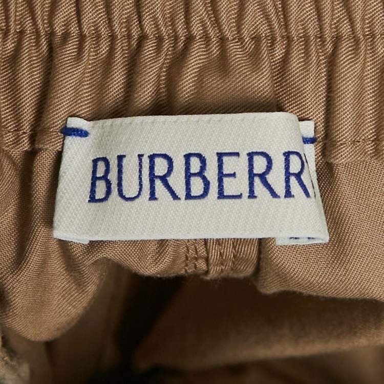 مملوكة مسبقًا Burberry Kids Beige Cotton Bermuda Shorts 14Yrs 