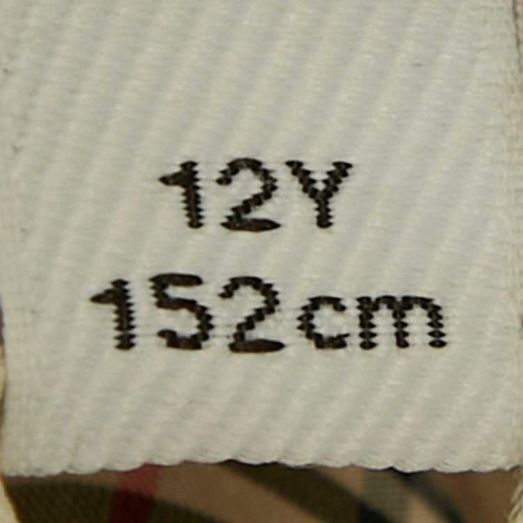 Pre Owned Burberry Black Cotton Check Kids Jonah Hoodie 12 Yrs