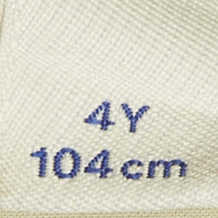 Pre Owned Burberry Kids Grey Nova Checks Cotton Shirt 4Yrs