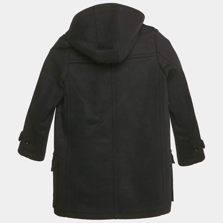 مملوكة مسبقًا Burberry Children Navy Blue Wool Felt Duffle Coat 14 Yrs