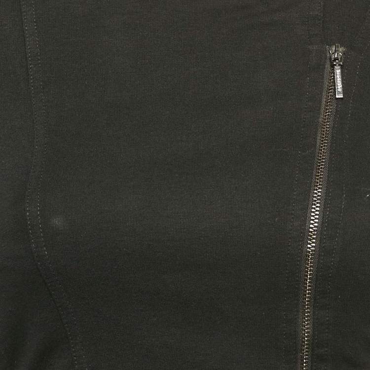 Pre Owned Burberry Kids Black Cotton Zip Up Jacket 8 Yrs
