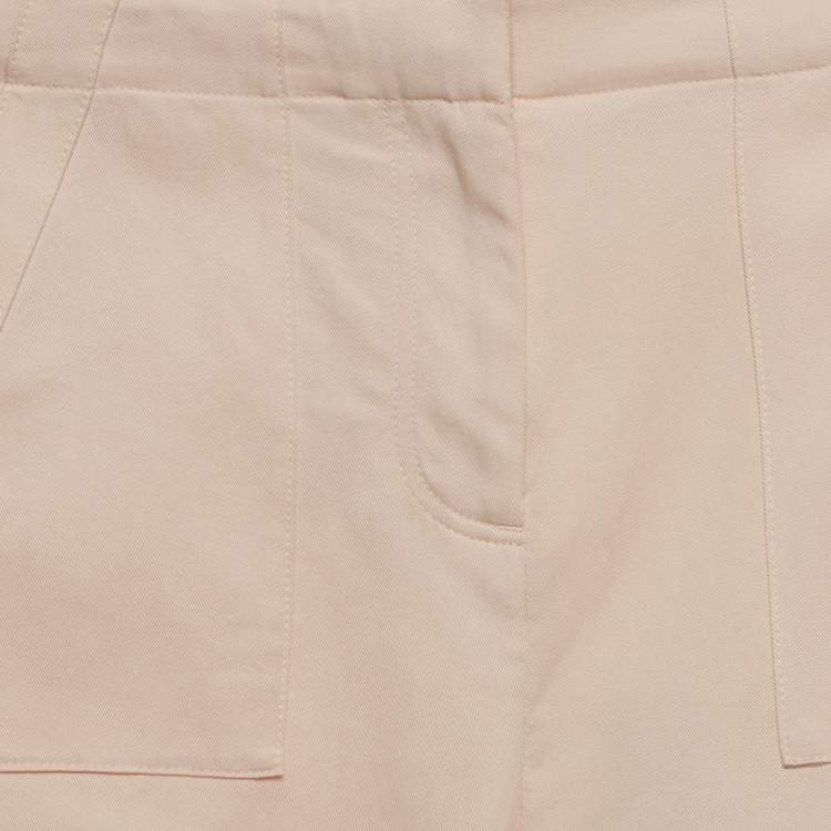مملوكة مسبقًا Burberry Light Orange Cotton Blend Straight Fit Trouser 10Yrs
