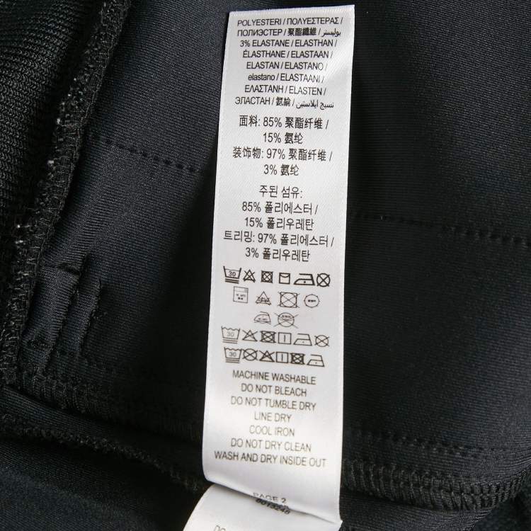 Pre Owned Burberry Grey/Black Jersey Joggers 12Yrs