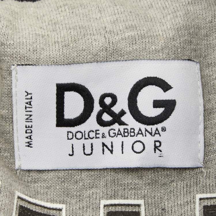 Pre Owned D&G Junior Black Corduroy Button Front Blazer Size 12 Yrs  