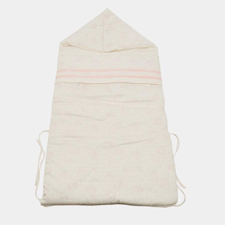 Pre Owned Baby Dior Pink Cotton Baby Blanket One Size