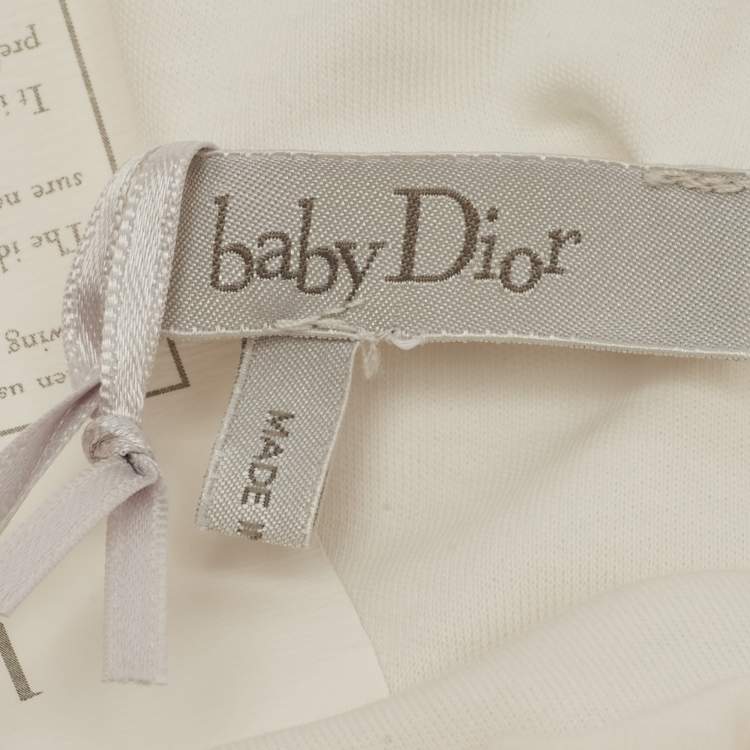 Pre Owned Baby Dior Pink Cotton Baby Blanket One Size