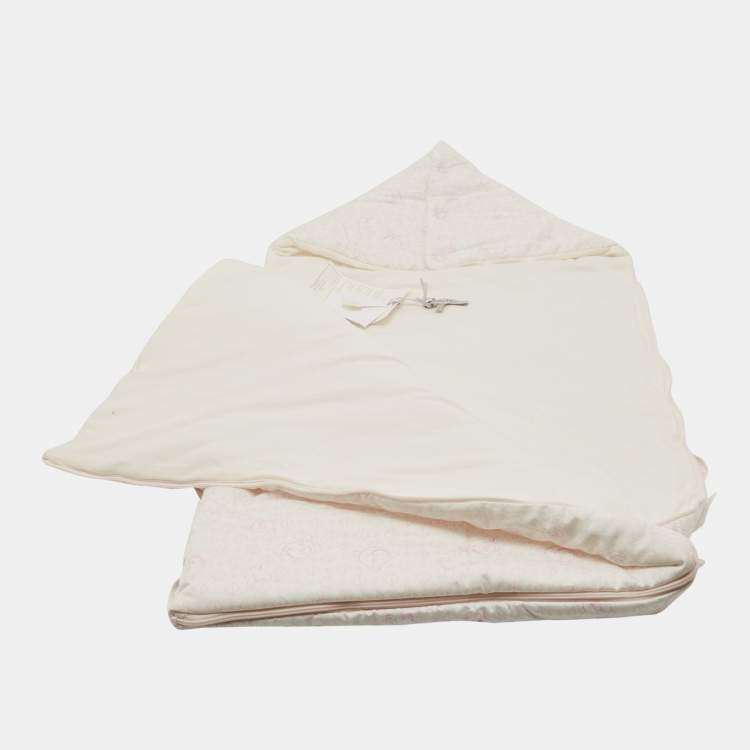 Pre Owned Baby Dior Pink Cotton Baby Blanket One Size