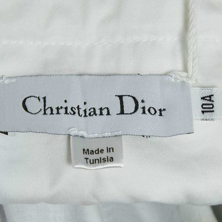 Pre Owned Christian Dior Kids Multicolor Printed Cotton Skirt 10 Yrs