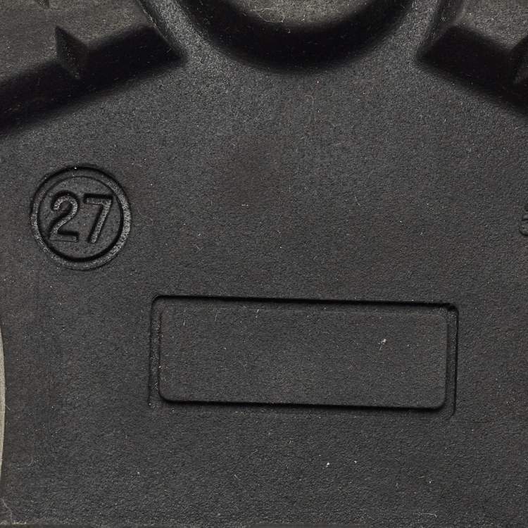 Pre Owned Dior White Leather Ankle Boots Size 27