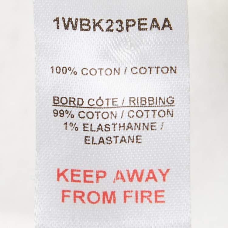 Pre Owned Dior Kids Blue/White Cotton Varsity Jacket 12Yrs