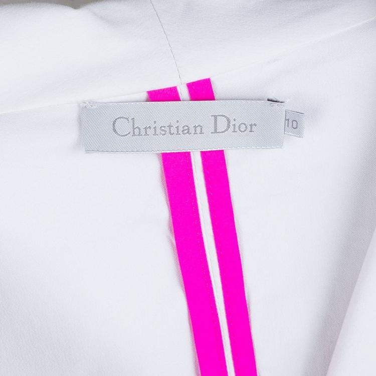 Pre Owned Dior Pale Pink Fitted Blazer 10 Yrs