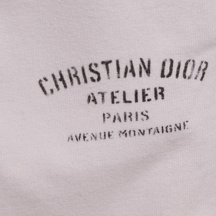 Pre Owned Baby Dior Pink Logo Print Cotton Knit Track Pants 36 M