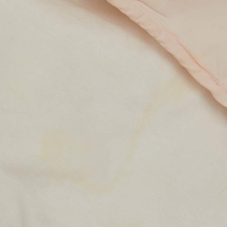 Pre Owned Baby Dior Light Pink Embroidered Cotton Sleeping Bag