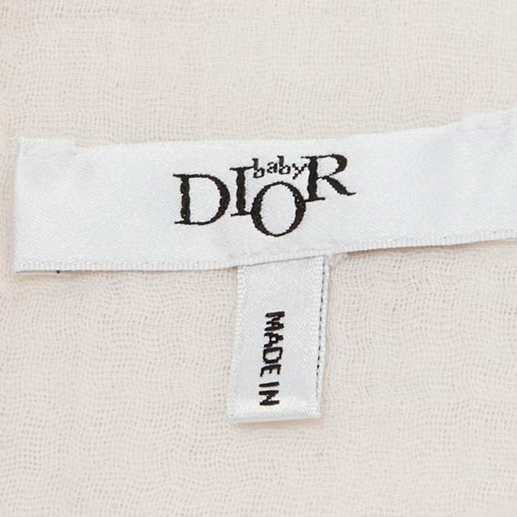 Pre Owned Baby Dior Pink Cannage Pattern Cotton Sleeping Bag