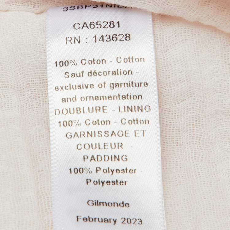 Pre Owned Baby Dior Pink Cannage Pattern Cotton Sleeping Bag