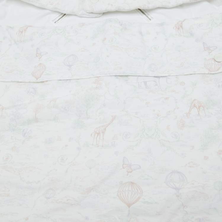 Pre Owned Baby Dior White Printed Cotton Sleeping Bag