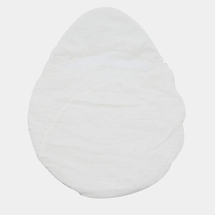Pre Owned Baby Dior Ivory Cannage Pattern Cotton Sleeping Bag