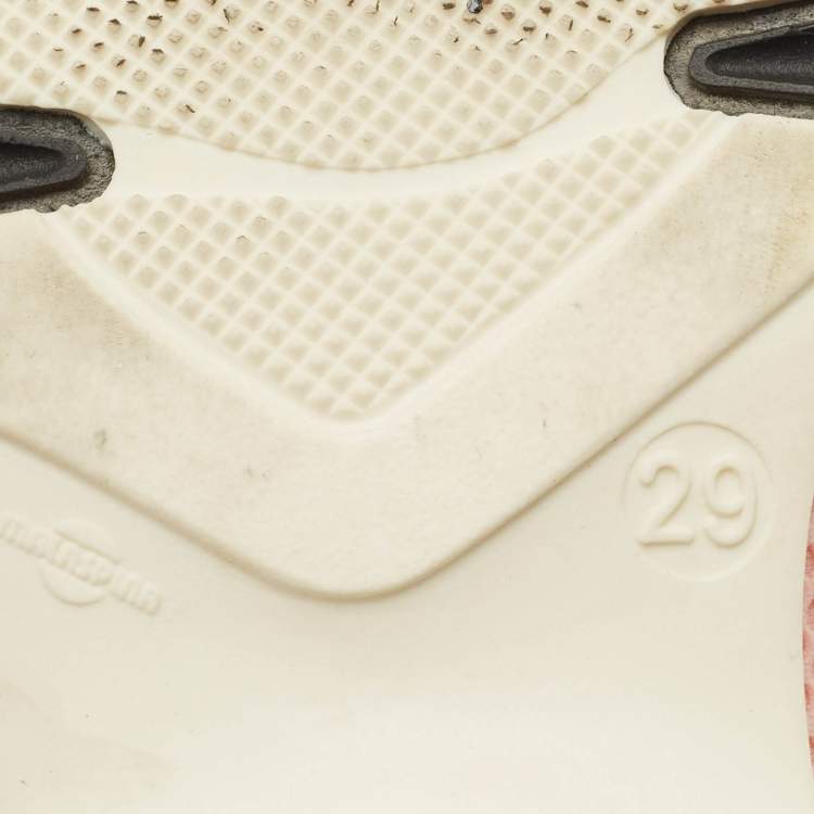 Pre Owned Dior Fusion Size 29  Pink Embellished Mesh Sneakers 