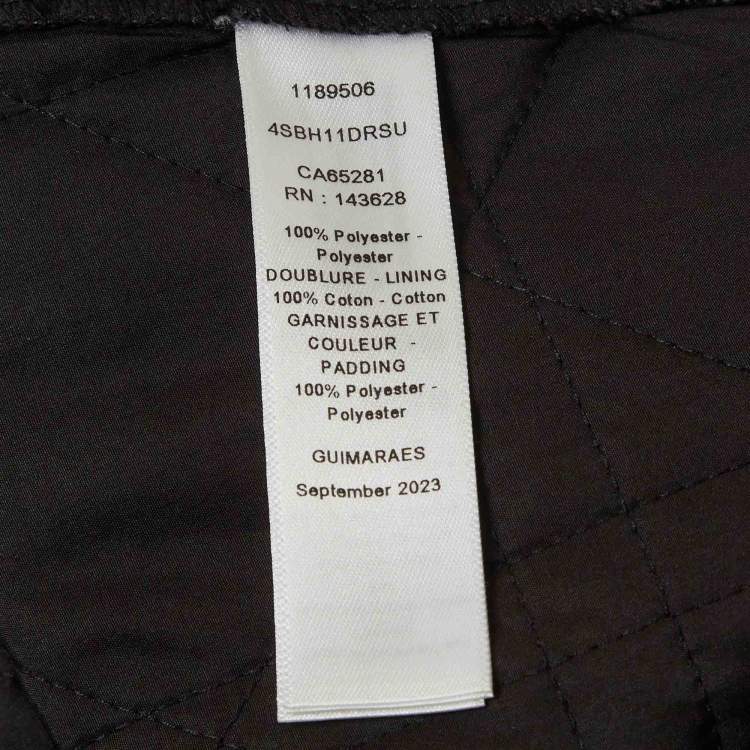 مملوكة مسبقًا Dior Kids Black Synthetic Macrocannage Flared Dress 8 Yrs