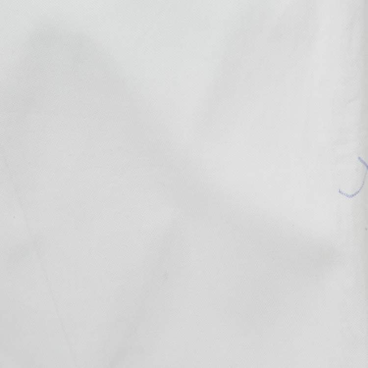 Pre Owned Dolce & Gabbana White Cotton Bermuda Shorts 9-10 Yrs