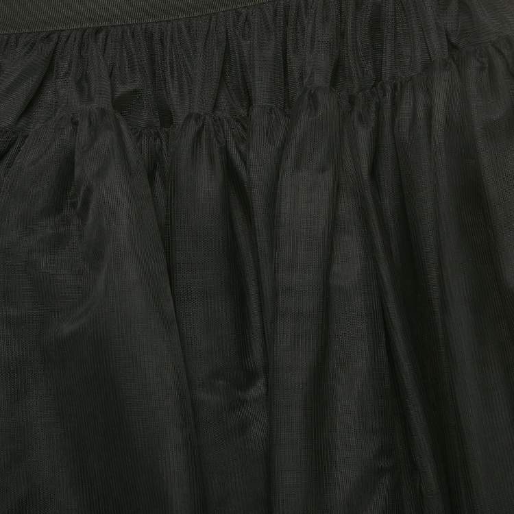 Pre Owned Dolce & Gabbana Kids Black Tulle Gathered Skirt 5 Yrs 