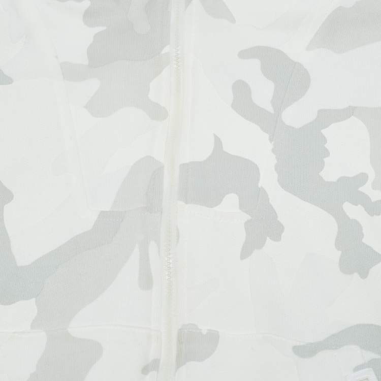 Pre Owned Dolce & Gabbana Grey Camouflage Cotton Zip-Up Jacket 6 Yrs